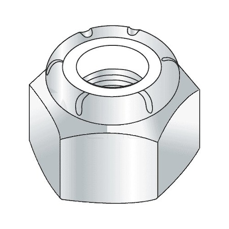 Nylon Insert Lock Nut, 3/4-10, Steel, Grade A, Zinc Plated, 50 PK